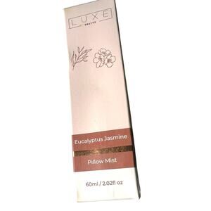 Luxe Beauty Eucalyptus Jasmine Pillow Mist 2.02 oz tranquility for restful sleep